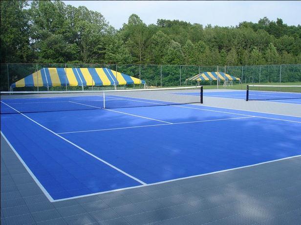 网球场悬浮铺装地板